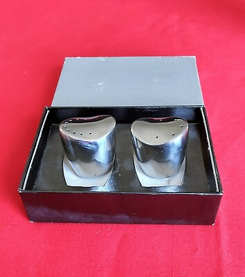 #ad VINTAGE MODERN SWEDEN SAL amp; PEPPER SHAKERS IN BOX 60s NEW $60.00