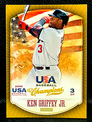#ad KEN GRIFFEY JR. 2013 Panini USA Baseball Champions #41 TEAM USA $1.99