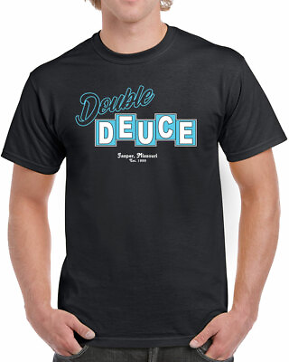 #ad 679 Double Deuce Mens T Shirt 80s movie bar bouncer adventure funny swayze new $18.99