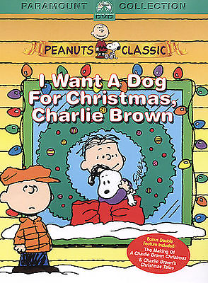 I Want a Dog for Christmas Charlie Brow DVD $6.37