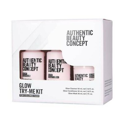 #ad Authentic Beauty Concept Glow Try Me Kit Shampoo Conditioner amp; Hair Mask $19.75