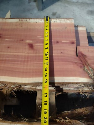 #ad 1quot; Thick Aromatic Cedar Live Edge Slabs Various Sizes $400.00