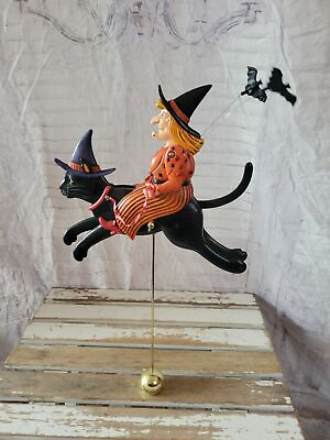 Witch cat home decor unique Halloween jointed movable kitchen $85.75