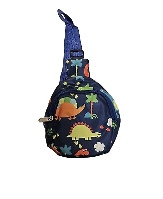 #ad Kids Crossbody Backpack Cute Dinosaur Pattern School pack Size Small $9.99