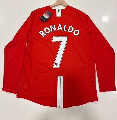#ad Ronaldo #7 Manchester United 2007 08 Home Long Sleeve Men’s Xtra Large $45.00