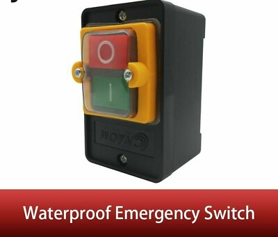 #ad Emergency On Off Switch Waterproof Push Button Sturdy Electrical Component New $7.49