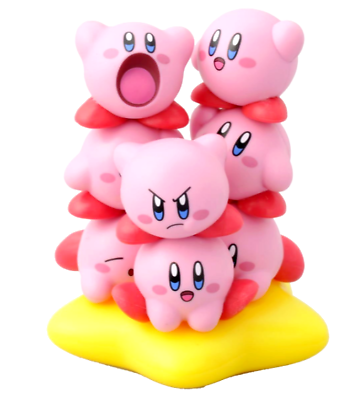 #ad Kirby Nosechara Stacking Figure Model Toys Gift Assortment Figure set $28.28