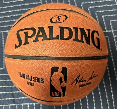 #ad SPALDING Never Flat Game Ball Series NBA GAME BASKETBALL SIZE 7 29.5quot; $19.99