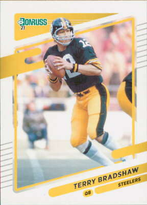 #ad 2021 Donruss #23 Terry Bradshaw Pittsburgh Steelers $2.95