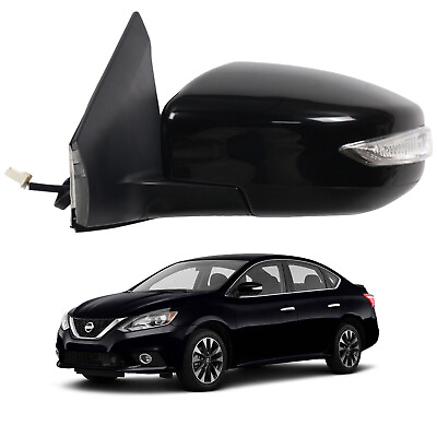 #ad #ad For 2016 2019 Nissan Sentra Powered Turn Signal Left Driver Side View Mirror $52.99