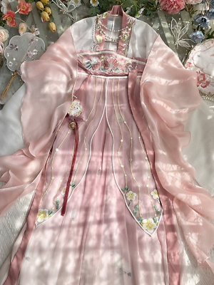 #ad Hanfu Dress Ancient Chinese Traditional Fairy Cosplay Costume Dress Party Outfit $150.84