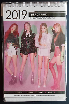 #ad BLACKPINK 2019 Photo DeskTop Korean Calendar Rare Kpop $39.99