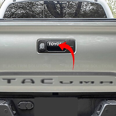 #ad White Overlay DECAL for Tailgate Handle Rear Letters For 2016 2023 Toyota Tacoma $8.54