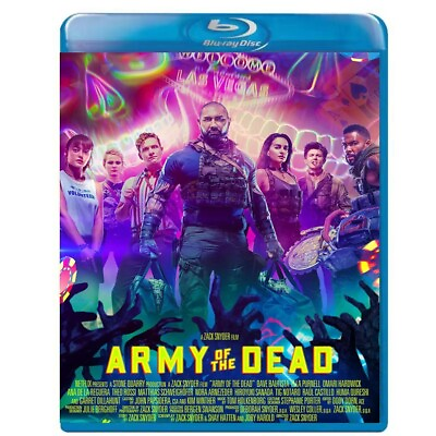 #ad Army of the Dead Blu ray Disc with Cover Art Free Shipping $12.99