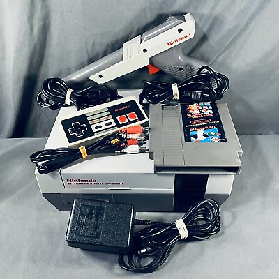 #ad Nintendo NES Console NES 001 w Game Controller amp; Light Gun $99.99