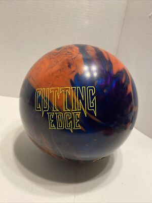 #ad 15lb Brunswick CUTTING EDGE SOLID Bowling Ball Used See Description $31.50