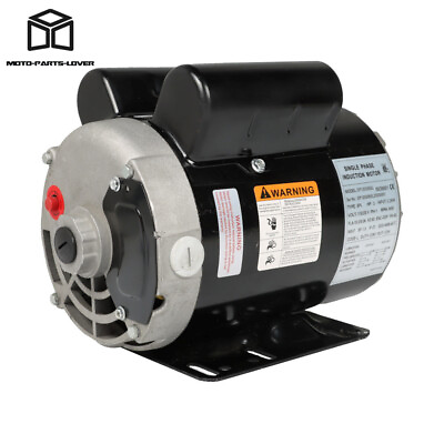 #ad Compressor Duty Electric Motor 3HP 3450RPM 56Frame 1Phase 115 230v CW 5 8quot;Shaft $136.08