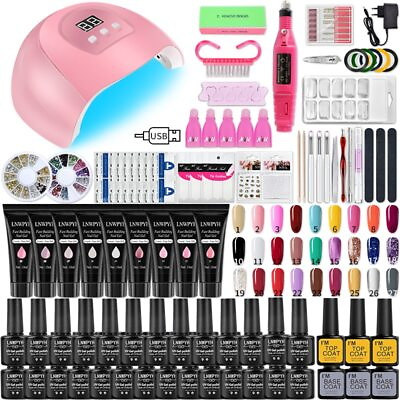 #ad Manicure Set With Nail Lamp Manicure Tools Nail Drill For Nail Art Decoration $67.69