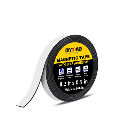 #ad Magnetic Tape 1 Roll Magnetic Strip with Strong Self Adhesive Flexible Magnet T $8.25