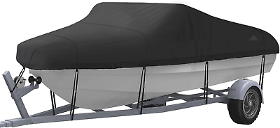 #ad Trailerable Boat Cover Length: 14’ 16’ Beam Width: up to 68” Waterproof Heavy $85.99