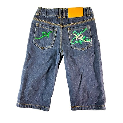 #ad RocaWear Roca Wear Boys Infant Toddler Size 18 months Jeans Green Pockets 13 032 $11.54