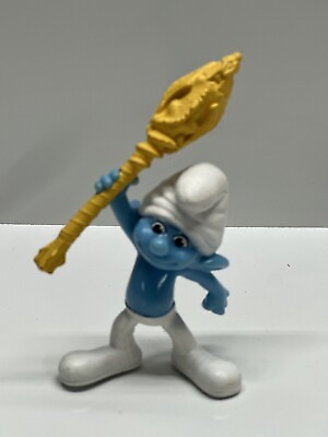 #ad CLUMSY SMURF 5quot; PVC Toy Figure 2011 McDonalds Happy Meal The Smurfs collectable $10.95