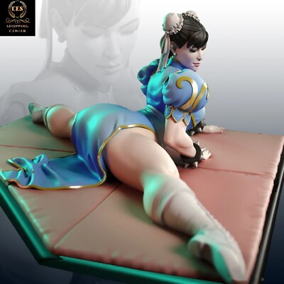 #ad 1 24 Resin Figure Sexy Hot Stretch Girl SFW Unpainted Model Kit Assembly Toy NEW $31.32
