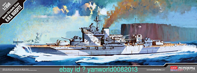#ad Academy 14105 1 350 HMS Warspite Queen Elizabeth class battleship $60.40