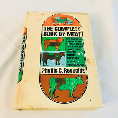 #ad The Complete Book of Meat by P. Reynolds 1963 VTG Hardcover Cookbook $29.99
