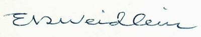 #ad quot;Mellon Institutequot; Edward R. Weidlein Hand Signed 3X5.5 Card $279.99