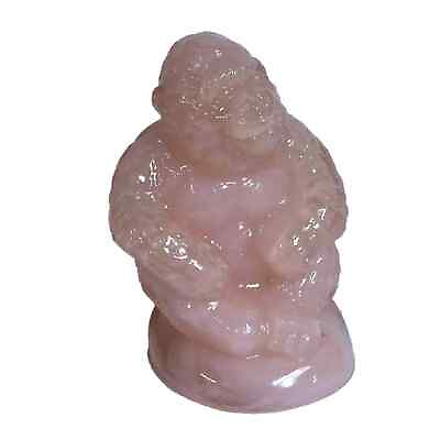#ad Boyd Glass Sonny the Gorilla Miniature Figure 1999 Rosie Pink Art Figurine B145 $19.00