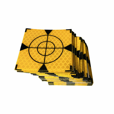 #ad New 100PCS Paste Up Reflector Sheet Reflective Target 60x60mm for Total Station $39.94