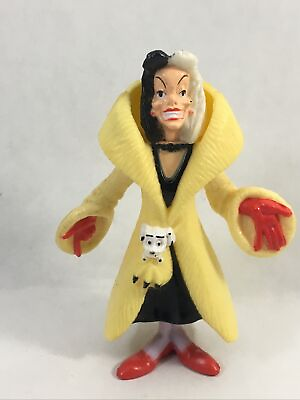 #ad Cruella Deville Figure McDonald#x27;s Happy Meal Toy 101 Dalmatians 4quot; Disney VTG $6.30