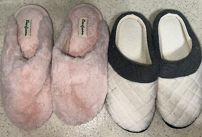 #ad Two pairs of slippers New medium size 7–8 US $13.00