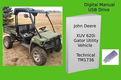 #ad John Deere XUV620i Gator Utility Vehicle Technical Manual See Description $24.99