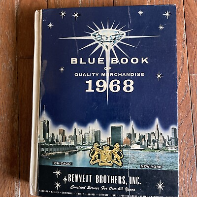 #ad Vintage Bennett Brothers Blue Book of Quality Merchandise 1968 $32.00