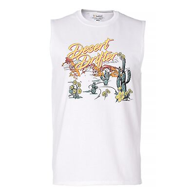 #ad Desert Drifter Muscle Shirt Vintage Boho Desert Vibe Southwest Cactus Men#x27;s $19.95