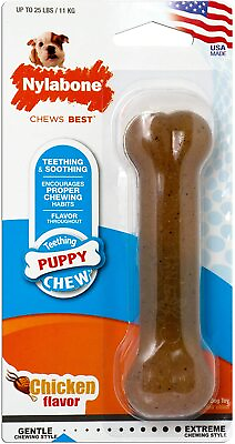 #ad Nylabone Durable Regular pack Chicken Flavor for dogs up to 25 lbs 1 Pack Bone $8.15