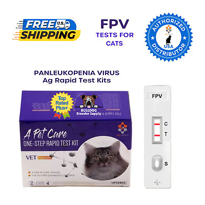 #ad FPV Feline Cat Parvo Distemper Panleukopenia Virus Test Kits $57.74