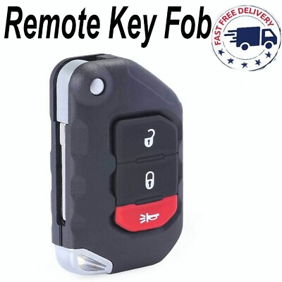 #ad OHT1130261 Remote Car Key Fob for Jeep Wrangler 2020 Gladiator 2021 2022 2023 3B $29.99
