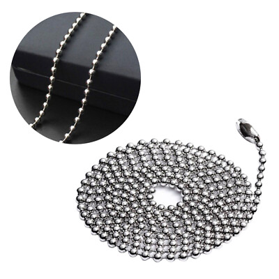 #ad Adjustable Ball Chain Bead Connector Clasp for Dog Tags Necklace $7.19