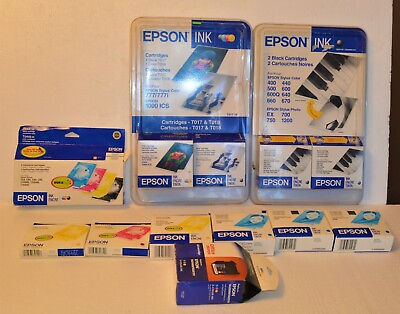 #ad Epson Printer Ink Cartridges new sealed All expired choose yours $14.00