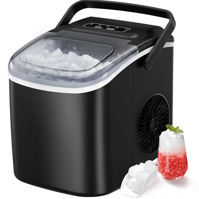 #ad Colorlife 26 Lb. Daily Production Bullet Clear Ice Portable Ice Maker $101.27
