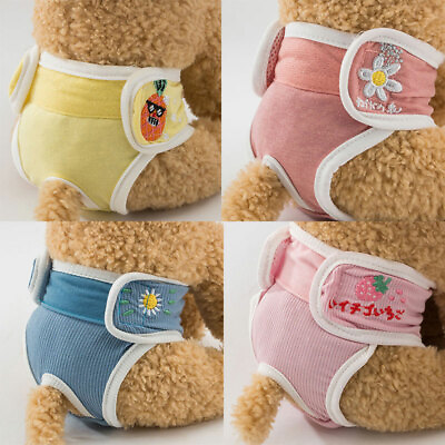 #ad Dog Dogs Cotton Puppy G Dog Belly Band Pet Short Panties Underwear Nappy $8.63