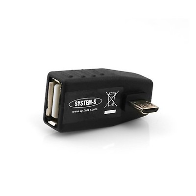 #ad System S OTG Adapter USB A Host To Micro USB Plug Adapter 90° Angle Plug $23.58