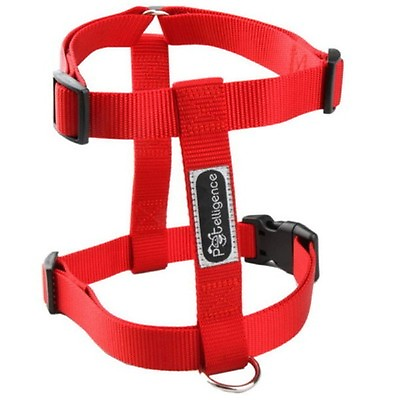 #ad NEW WHOLESALE LOT OF 10 DOG NYLON HARNESSES SIZE MEDIUM COLOR RED $50.00