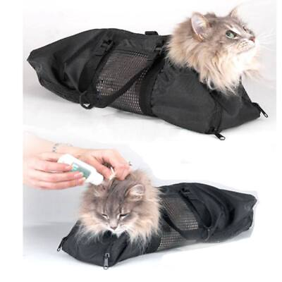 #ad Pet Grooming Bag Cat Carrier Bag Restraint Bag No Scratching Shower for 15 25lb $12.99