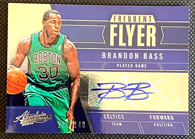 #ad SP 149 2012 BRANDON BASS AUTO PANINI ABSOLUTE FREQUENT FLYER SIGNED L1701 $14.99