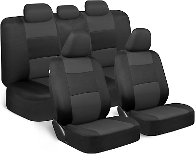 #ad Universal Car Trucks Van SUV Seat Covers Full Set Front amp; Rear Easy to Install $52.99
