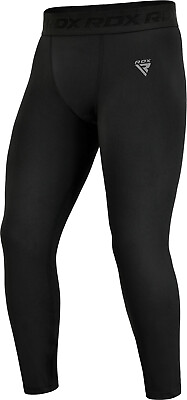 #ad MMA Compression Trousers by RDX Gym Equipment Thermal Pants for Exercise $30.99